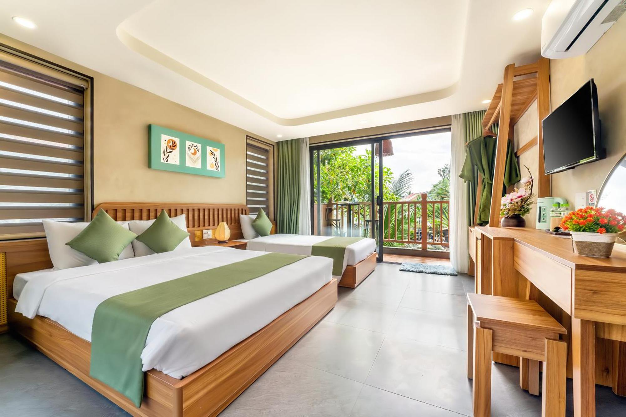 The Linh Seaside Villa Хой Ан Екстериор снимка